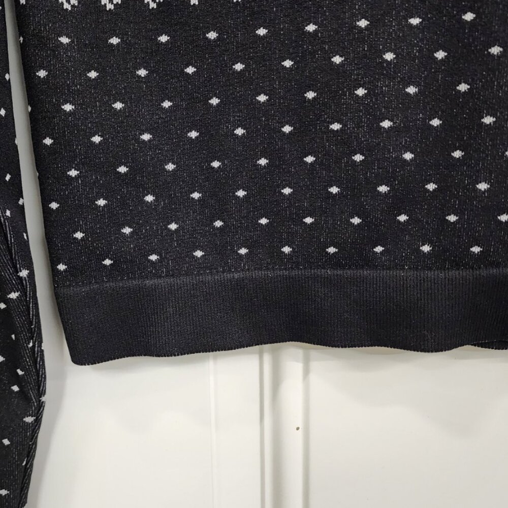 New Avia Seamless Top with Snowflake Design - Black with Gray - Size XL 16-18 - Picture 4 of 6